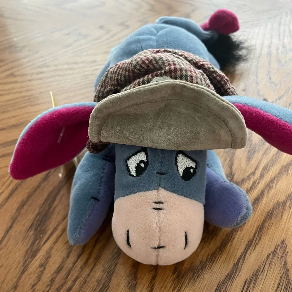 VINTAGE Disney Store Eeyore Plush Doll 11 inches